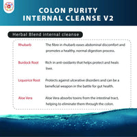 SH SHAKRA HEALTH Colon Purity: Internal Cleanse v2 - Ultimate Bowel Flush, Constipation & Regularity. Ideal Before or After Colonic Treatments | Shakra Health