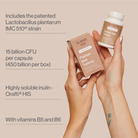 Probiotics with 15 Billion CFU per Capsule, Green Tea, Inulin, Chicory, Vitamin B6 and B5, Digestive Enzyme Supplement - 60 Days Supply - Flatten That Tummy by TummyTox