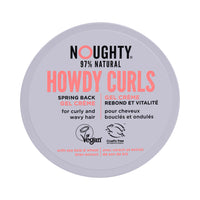 Noughty 97% Natural Howdy Curls Spring Back Gel Creme, Formulated for Curly and Wavy Hair, with Sea Kelp and Wheat Bran Extract 200ml