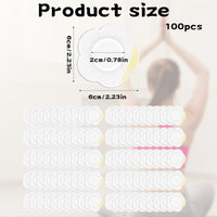 KPSRFG 100Pcs Castor Oil Belly Button Patch, Castor Oil Patches for Belly Button