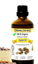 Organic The Best Castor Oil Organic Cold Pressed Undiluted 100ml