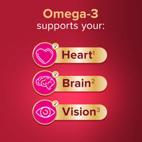 Sevenseas Seven Seas Omega-3 and Multivitamins Woman, with Biotin and Iron, 30-Day Duo Pack
