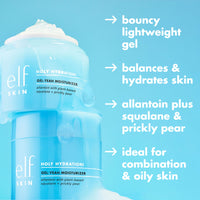 e.l.f. SKIN Holy Hydration! Gel-Yeah Moisturiser, Lightweight Moisturiser For Plump, Hydrated Skin, Infused With Squalane, Vegan & Cruelty-free