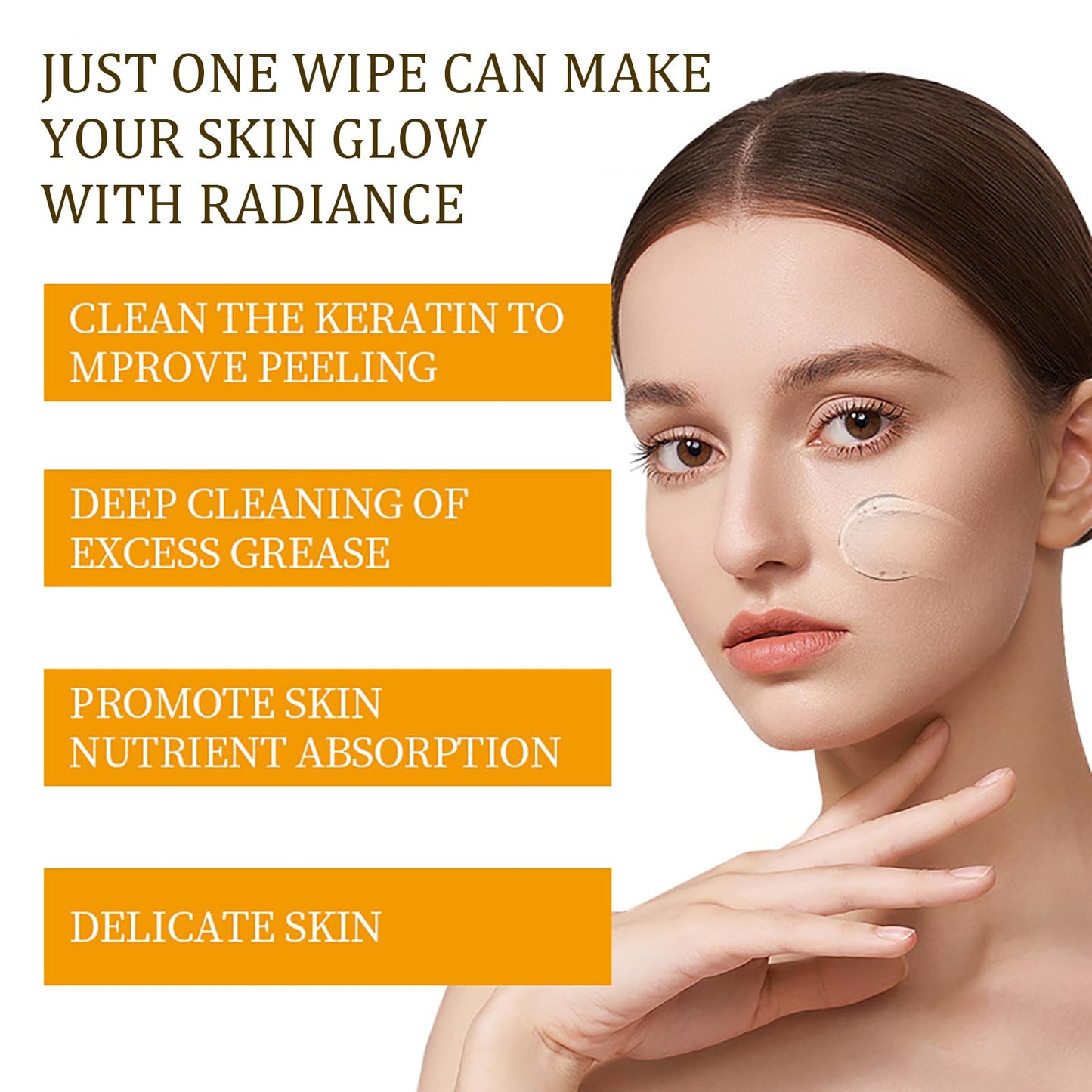 FresFresi Vitamin C Orange Face Exfoliator Gel - Deep Exfoliating Scrub for Brightening, Smoothing & Radiant Skin - A gentle and effective cleanser to soften dead skin