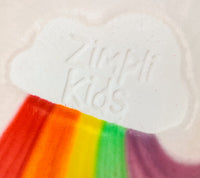 3 x Large Cloud Rainbow Bath Bombs from Zimpli Kids, Special Effect Bath Bombs for Children, Handmade Bubble Bath Fizzies Gift Set, Organic Moisturising Vegan Friendly and Cruelty Free