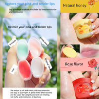 Tianyue Moisturizing lip balm set, 8 lip balm sets, lip balm set, For day and night lip care, Repair dry and peeling lips-Reduce lip lines and wrinkles
