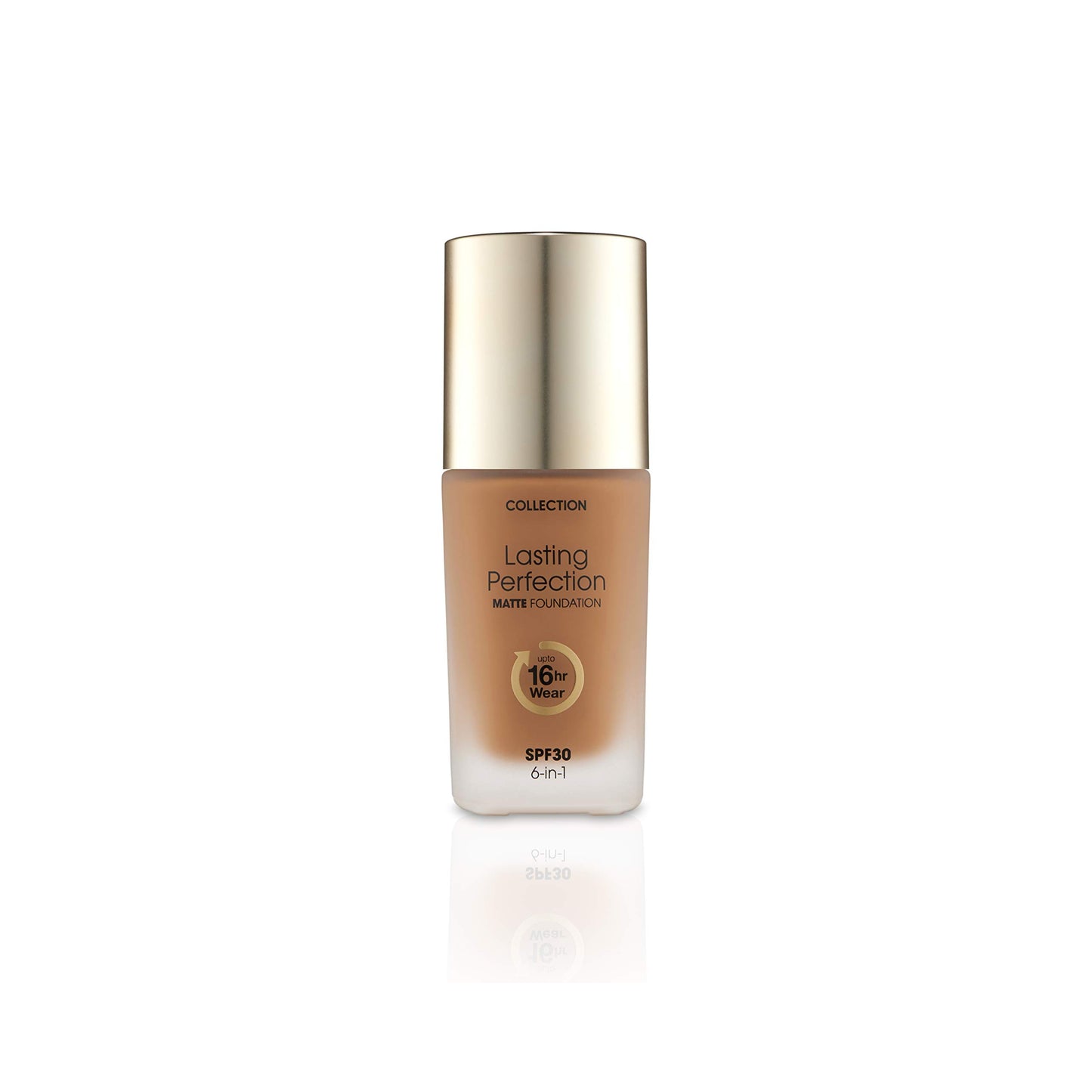 Collection Cosmetics Lasting Perfection Matte Foundation, Full Coverage, 27ml, Cocoa