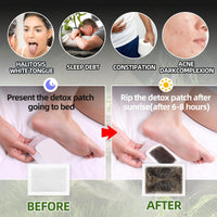 Inpumo Detox Foot Patches 20 Pcs, Remove Toxins Deep Cleansing, Relieve Body Stress, Improve Sleep Quality, Enhance Blood Circulation (20 pack)