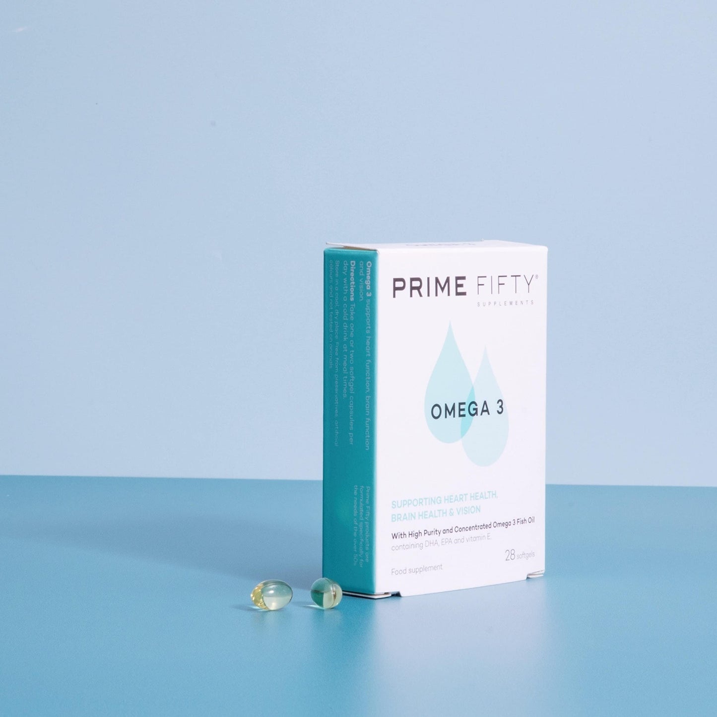 FutureYou Omega 3 by Prime Fifty - Brain Health Supplement for The Over 50s - 28 Day Supply