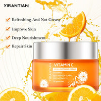 Vitamin C Face Cream with Hyaluronic & Vitamins E – Anti-Aging Moisturizer for Women, Hydrates, Plumps, Reduces Wrinkles, Dark Spots & Fine Lines