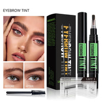 Mubuni Dark Brown Eyebrow Tint Kits,Brow Dye Kit Long-Lasting Eyeb/row,Eyebrow & Lash Tint,Semi-Permanent Lasting Dye,Permanent Eyebr/ow Colour,Waterproof Makeup Cream with Brow Cards & Brushe/s