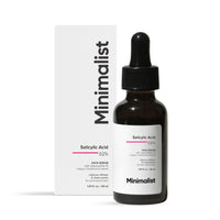 Minimalist 2% Salicylic Acid Serum For Acne, Blackheads & Open Pores | Reduces Excess Oil & Bumpy Texture | BHA Based Exfoliant for Acne Prone or Oily Skin, Transparent, 30 ml (Pack of 1)