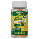 Activ Gums Kids Tummy 30 Vegan Gummies. Pineapple Flavour. for Digestion and Gut Health. with Vitamins C, B3, B5, B6, Chamomile 2000mg, 2.25 Billion CFU Probiotics, Xyiltol. for Ages 5+ by ActivGums®