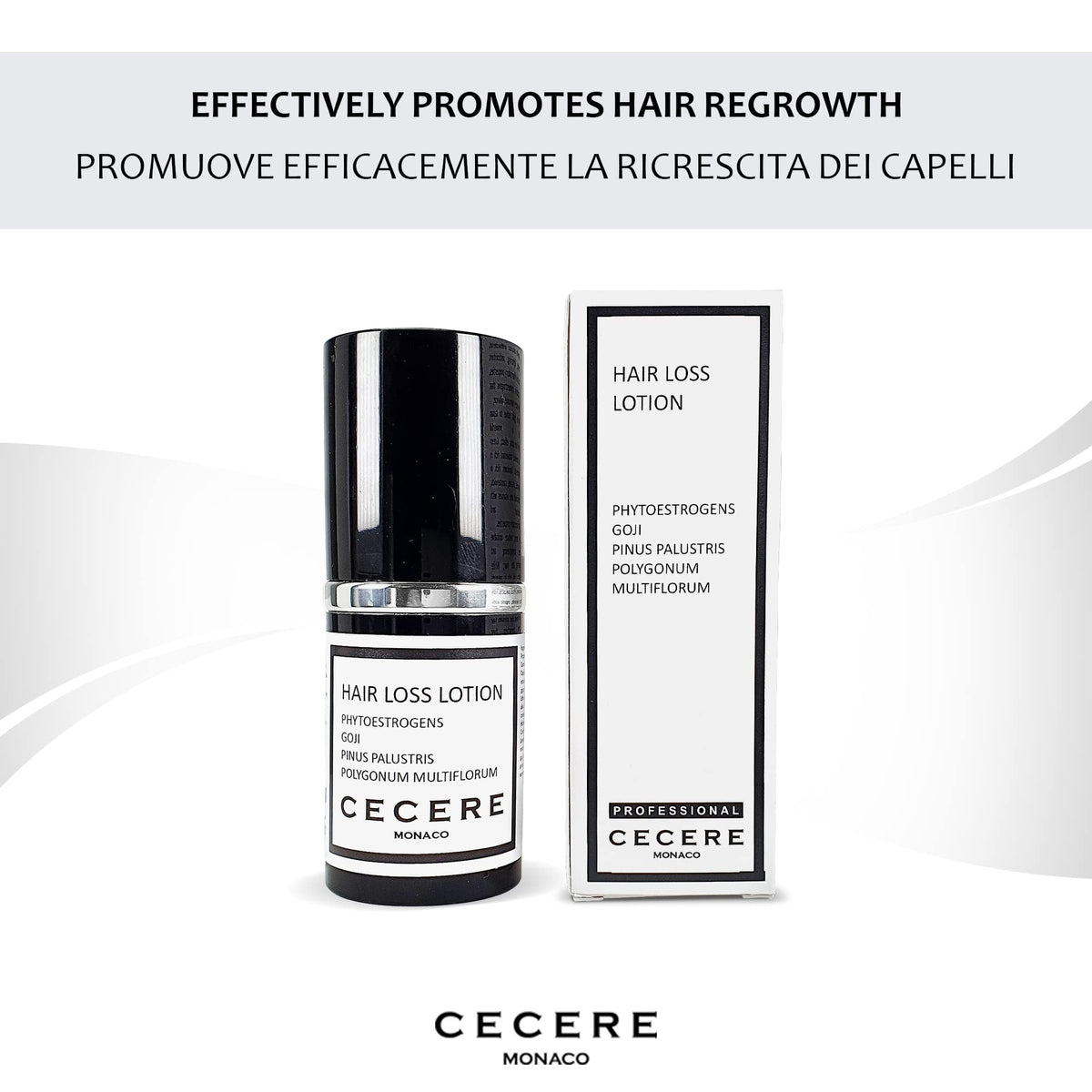 Cecere Laboratories-(30ml/1.02fl.oz)Hair Loss Lotion For Men,Women, Hair Growth Serum for Strengthening ,Nourishing the Hair Contains Phytoestrogens, Goji and Pinus Palustris (30ML)
