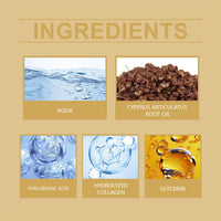 SHEBEEDO Cyperus Rotundus Oil, Cyperus Rotundus Oil for Hair Removal, 100% Pure Cyperus Oil Hair Inhibitor, Decrease Hair Growth-With Dropper, Natural Body Hair Reduction, Moisturizing and Nourishing