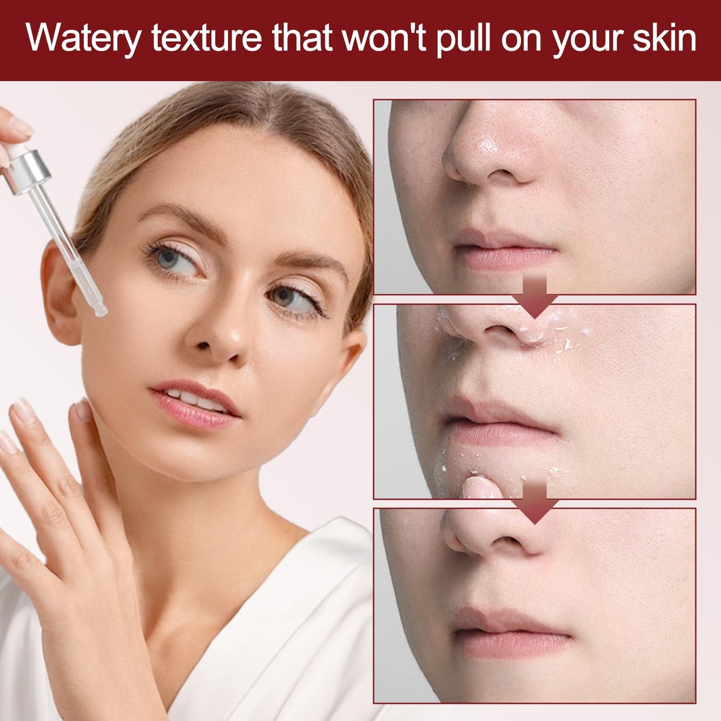 Samkeen Rice Ampoule Set, Black & White Rice Facial Exfoliator Water, Exfoliating Toner, Exfoliating Facial Scrub, Gentle Double Effect Scrub, Shrink Pores, Remove Blackheads