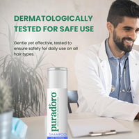 Puradoro Lice Control & Healthy Roots Shampoo – Natural Defence Against Head Lice, Nits & Eggs for Kids & Adults with Neem, Tea Tree & Lavender, Gentle on Scalp, Infused with Coconut Oil