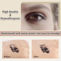HERBINSOLS 2 Pack Mascara for Older Women - Black Waterproof Mascara Tubing Telescopic for Seniors with Thinning Lashes - Natural Waterproof Volumizing Black mascara for Sensitive Eyes