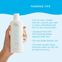 Bondi Sands PURE Dark Self-Tanning Foaming Water | Hydrating Formula Gives a Natural, Flawless Tan, Enriched with Hyaluronic Acid and Vitamins C + E, Vegan + Cruelty Free | 200 mL/6.76 Oz