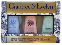 Crabtree & Evelyn CRABTREE & EVELYN Lavender, Rosewater & Goatmilk Hand Therapy Set (3 x 100g)