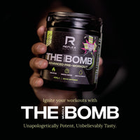 Reflex Nutrition The Muscle Bomb Caffeine Pre Workout Powder - 350mg Caffeine, 9g Citrulline Malate, 2.5g Beta Alanine - Energy, Pump & Focus for Explosive Workouts (Twizzle Lolly, 400g, 20 Servings)