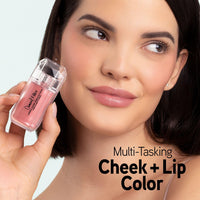 Physicians Formula, Mineral Wear Diamond Filler Cheek and Lip Color, Lip and Cheek Tint with Serum-to-Cream, Multi-Use Plumping Formula, Enriched with Vitamin E, Brilliant Peach