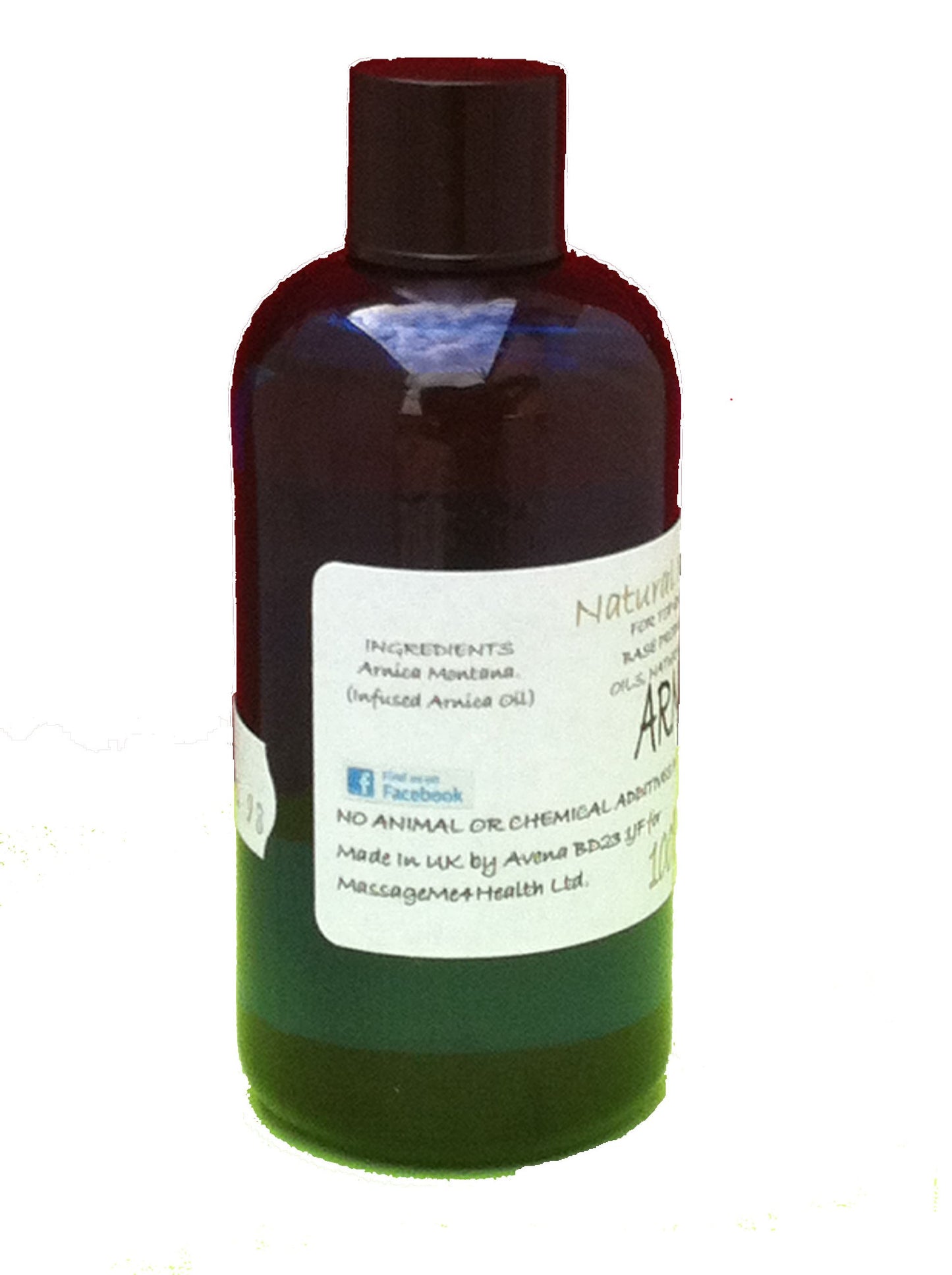 Natural Remedies UK Natural Arnica Oil (Heterotheca inuloides) 100ml: Ready to apply, Rub on Unscented Massage & Carrier Oil