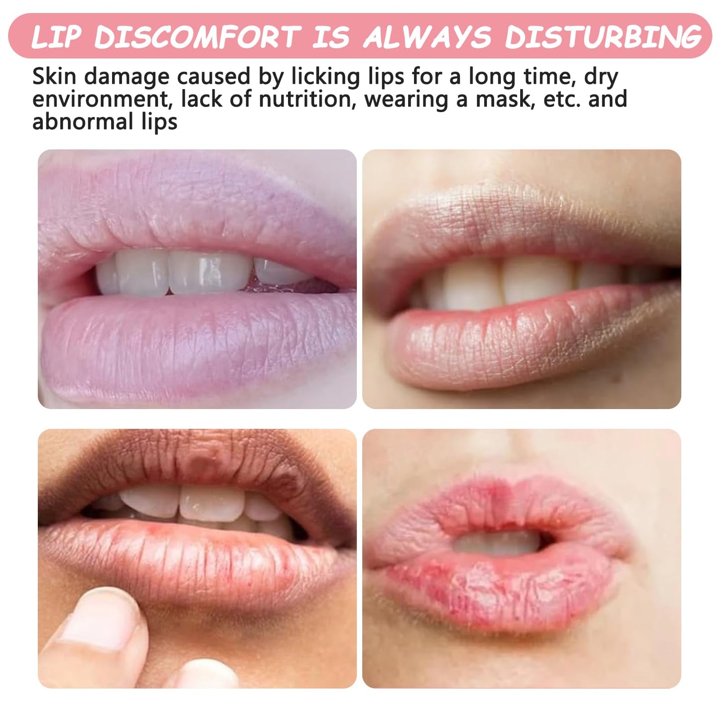 ExcellaElite Honeybalm Lip Balm, Honey Balm Uk lips, Honey lip Balm - Premium 4 PCS Set Honey & Strawberry Lip Balm with Exfoliating & Hydrating Properties - Honey Pot Lip Balm for Dry, Cracked & Chapped Lips