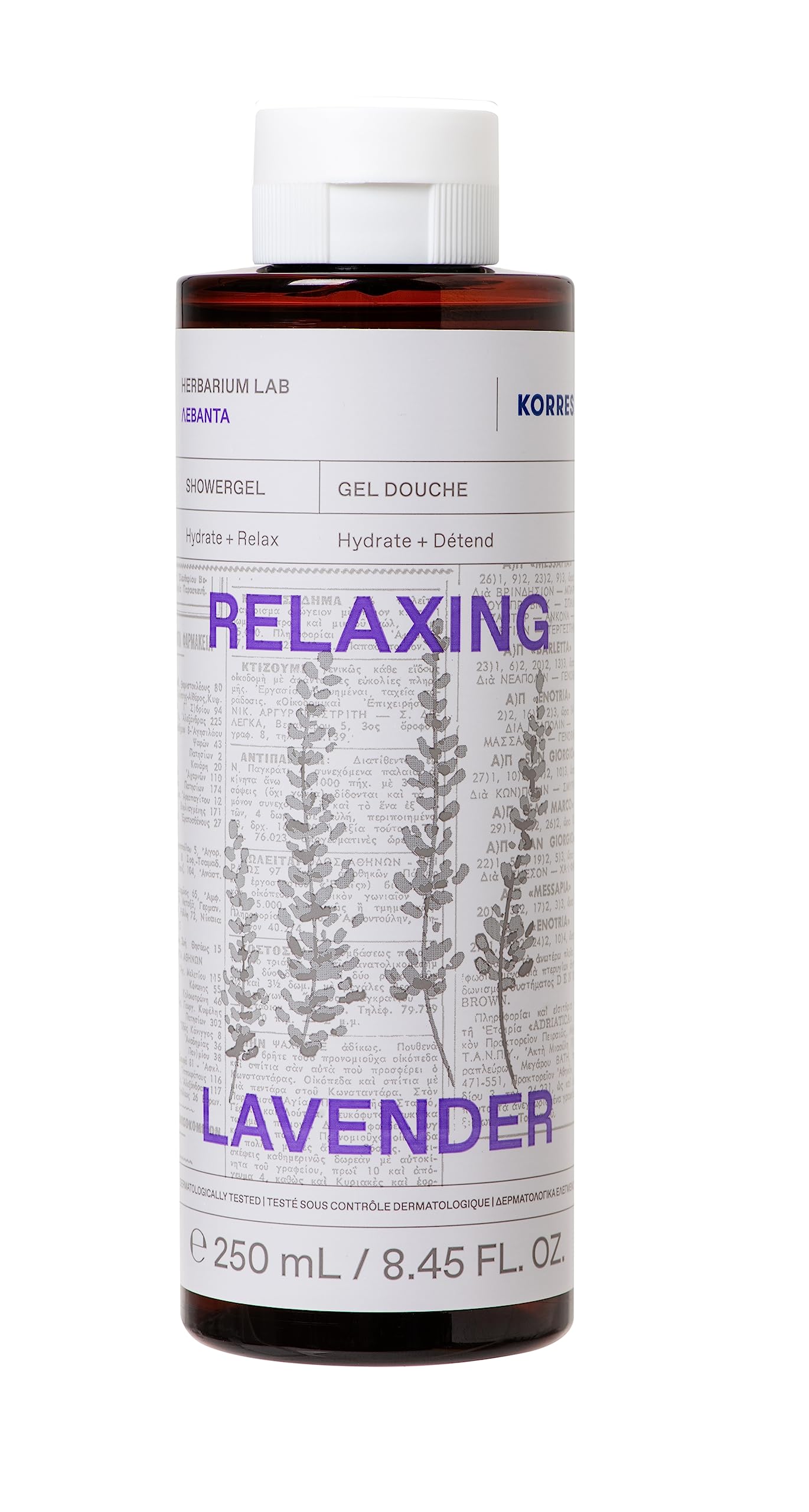Korres Relaxing Lavender Shower Gel 250 ml
