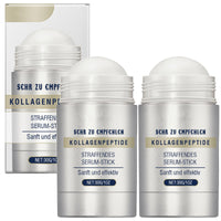 Ninnyi 2 PCS Collagen Peptides Firming Serum Stick, Anti Aging Peptides Serum Stick Improves Skin Elasticity for Tightening Sagging Skin