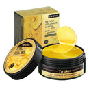 Coukula 24K Gold Undereye Mask (60 Pcs), Collagen Hydrating Gel Pads, Reduce Puffiness, 30 Pairs Under Eye Patches for Dark Circles Puffy Eyes Treatment, Wrinkle, Women Men Beauty Personal Skin Care Products