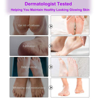 HOKIAMCN 5 Pairs Foot Peel Mask,lavender Foot Exfoliating Mask Socks Calluses Remover Dead Skin, Moisturizing Feet Peeling Mask for Dry Skin,Cracked Heels,Foot SPA Socks for Women and Men (Lavender)