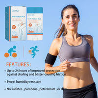 EONFAVE Anti Chafe Stick - Anti Chafing Cream - Anti Chafe Balm - Glide Anti Chafing Stick - Thigh Anti Chafe Stick - Running Chafe Stick for Heel, Lower Arm, Thigh Legs, Skin Protection