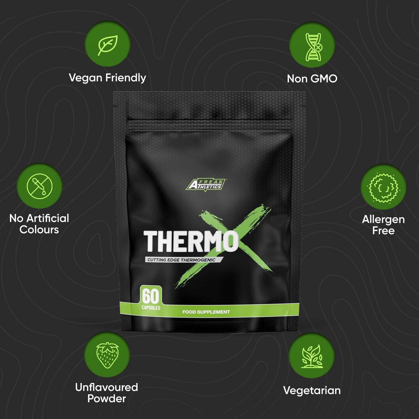 Freak Athletics Thermo X Weight Management Supplement 60 Capsules