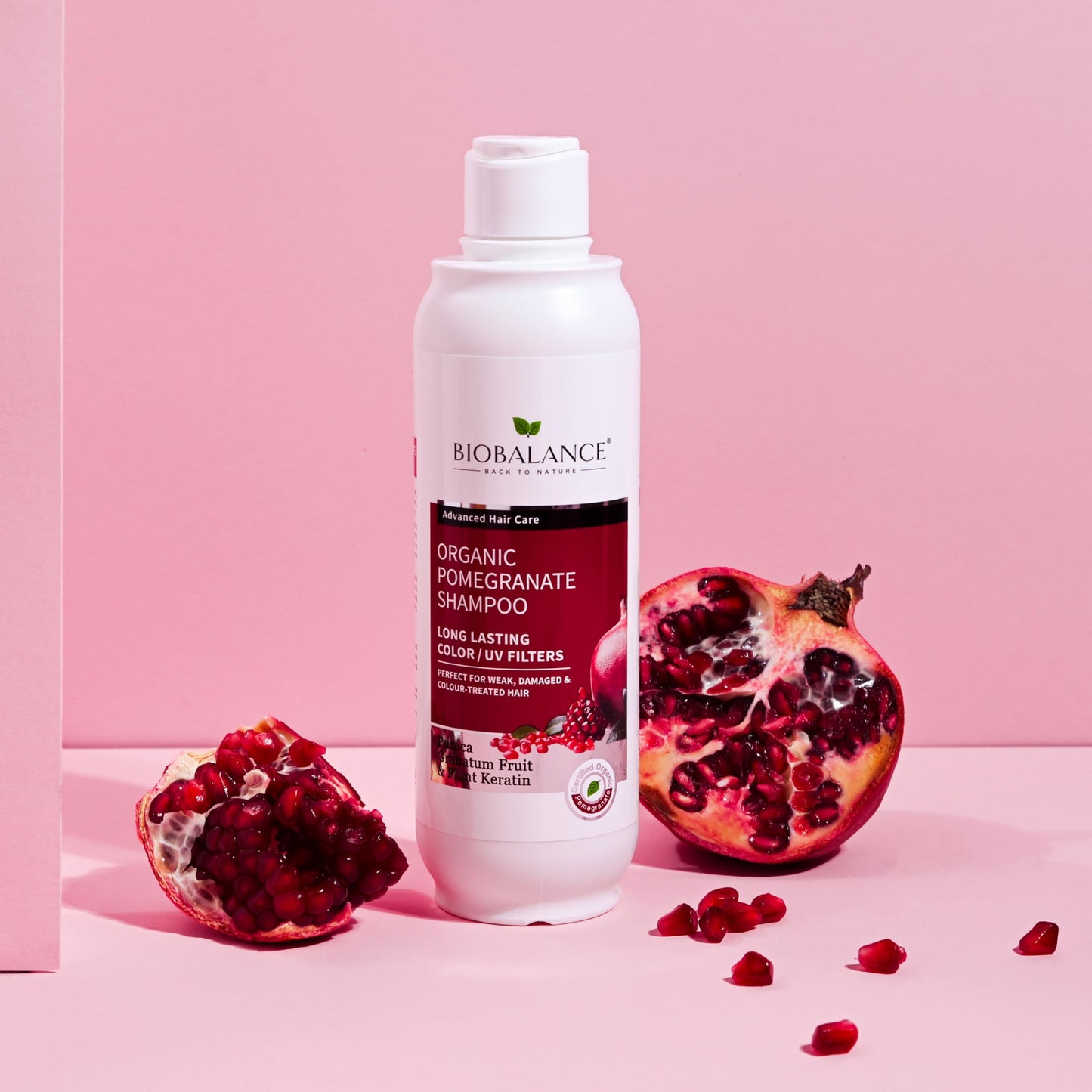 BIO BALANCE Bio Balance Organic Pomegranate Shampoo for weak, damaged & colour treated hair