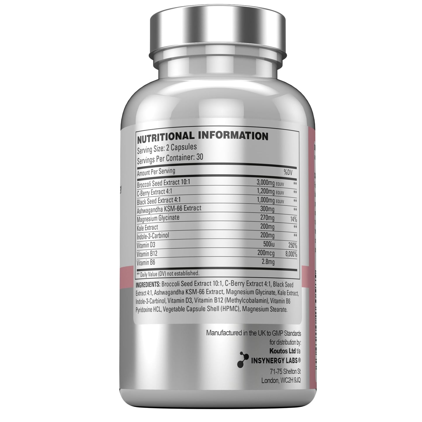 Insynergy Labs EstroGenix – Estro Balance Tablets for Women High Strength Estro Complex Supplement, 60 Vegan Capsules