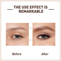 KKwoter Eyebrow Stencils Kit - Waterproof Eyebrow Stencils Kit with 10 reusable stencils - 3 in 1 Hairline Shadow Powder - Eyebrow Seal Shaping Tool - a makeup must-have (LIGHT BROWN)