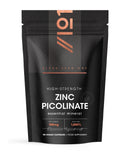 ALPHA01 Zinc Picolinate 100mg - Immune Suport Elemental Zinc Picolinate - 90 Vegan Capsules (3 Months Supply) - Resealable and Recyclable Pouch By Alpha01