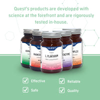 Quest Super Once A Day Multivitamin & Minerals 30x Tablets. 17 Vitamins & 12 Minerals with Vitamin A, B, C, D, Iron & Zinc for Men & Women. for Optimal Health, Reduces Fatigue & Immunity. (1 Pack)