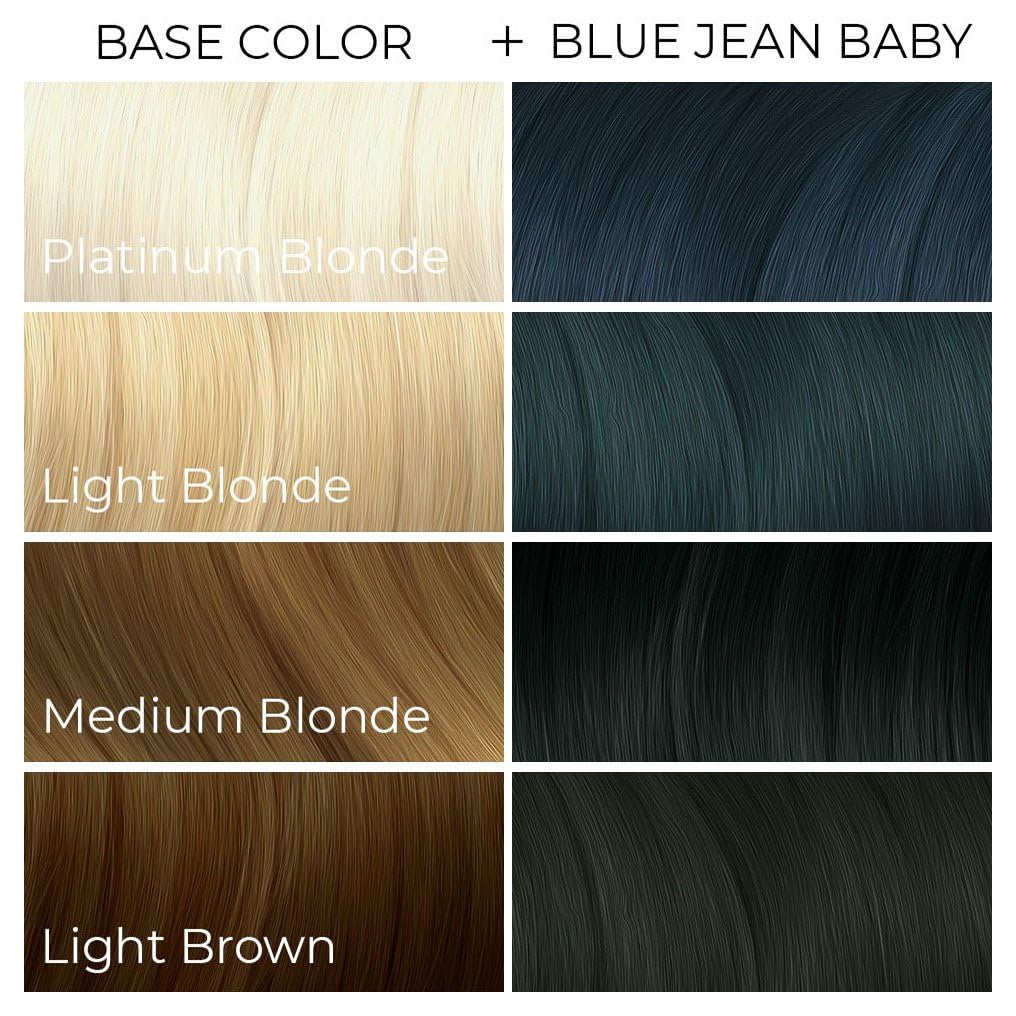 ARCTIC FOX 100% Vegan & Cruelty Free Vibrant Semi Permanent Hair Colour Dye - Blue Jean Baby 165 ml e