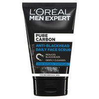 L’Oréal Paris men expert L'Oreal Men Expert Pure Carbon Anti-Blackhead Deep Cleansing Daily Face Scrub, Tackling Blemishes, Blackheads & Clogged Pores, Deep Cleanses & Exfoliates, 100ml