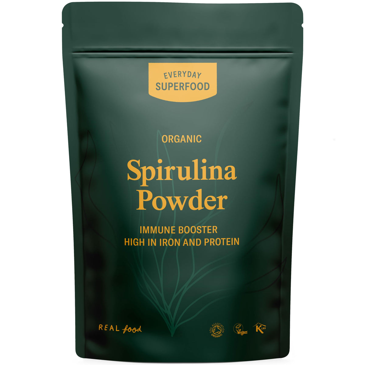 Everyday Superfood Organic Spirulina Powder 50g | Heavy Metal Tested | Fine Grade Suitable for Smoothies and Juice