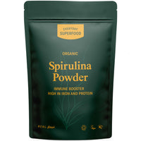 Everyday Superfood Organic Spirulina Powder 50g | Heavy Metal Tested | Fine Grade Suitable for Smoothies and Juice
