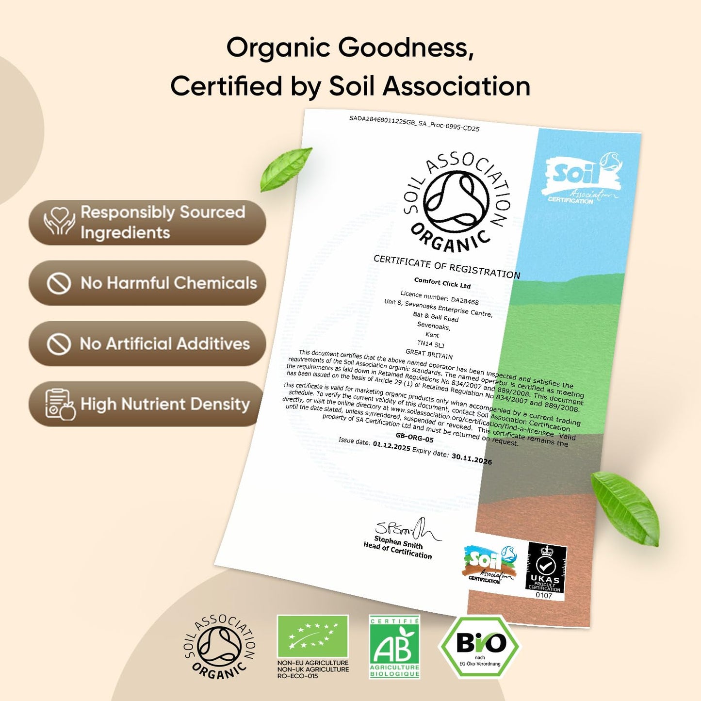 WeightWorld Organic Mushroom Complex | 180 Vegan Capsules | Lions Mane Mushroom, Cordyceps, Shiitake, Reishi, Chaga, Maitake & More | Added Turmeric & Ginger | Gluten-Free & Non-GMO | Made in EU