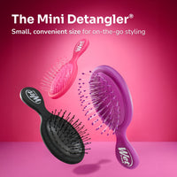WetBrush Mini Detangler Brush with Ultra Soft Intelliflex Bristles to Gently Separate Knots With Ease, Wet Brush Detangler Is Gentle on Hair, Suitable For All Hair Types, Elemental Blue