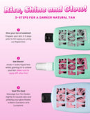 The Fox Tan Triple Threat Bundle | Elixir and Mist for Dark, Flawless, Tan Skin | Sun Tan Sealer for Glowing Skin | Tanning Lotions & Oils For Melanin Production