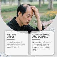 ShunJian 50ml Hair Concealer Cream,Hair Concealer,Ha/ir Dye Stick,Root Cover Up Stick,Root Con/cealer,Enhance Hairline,Natural Volumized Look,Suitable for Women and Men,Long-Lasting and Styling(Dark brown)