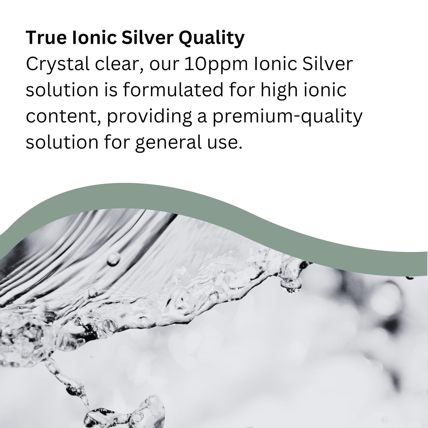 Nature's Greatest Secret Premium Quality 10ppm Colloidal Silver Bottle 300ml