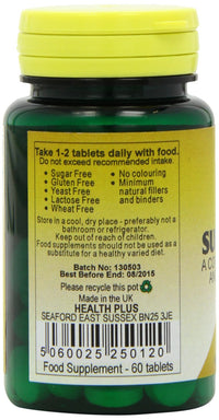 Health Plus Super Choline Vitamin B Supplement - 60 Tablets