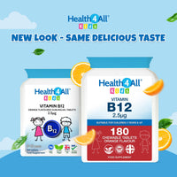 Health4All Kids Vitamin B12 180 Chewable Tablets, 6 Months Supply, for Children 3+